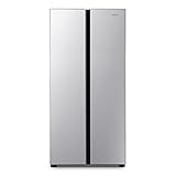 Hisense RS566N4AD1 - Frigorífico Side By Side, Puerta Americana, Total No Frost, Capacidad 445 L, 1,78 m Alto, Silencioso 42 dB, Inox