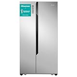 Hisense RS670N4BC2 - Frigorífico Side By Side, Puerta Americana, Total No Frost, Capacidad Neta 516 L, 1.78 m